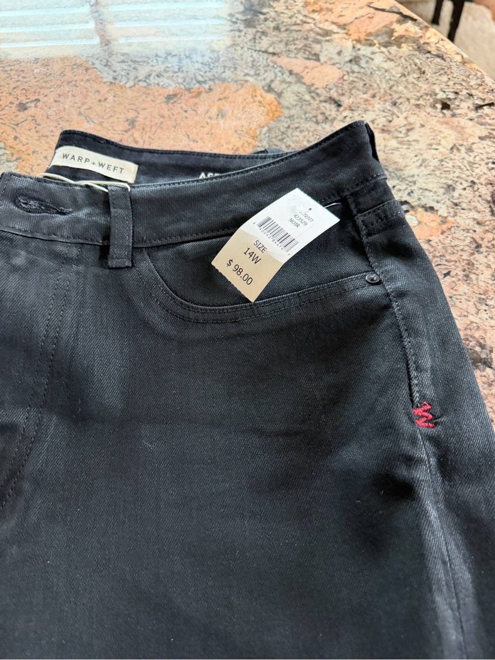 Warp + Weft Women’s Black Jeans -